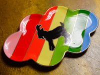 In Goat We Trust Rainbow Tray