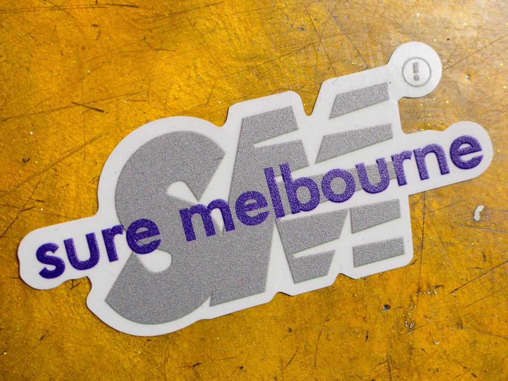 Small Droor SM Sticker - Grey