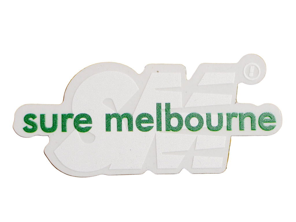 Small Droor SM Sticker - White