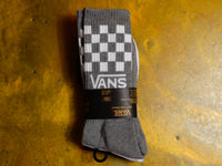 Classic Check Crew Sock 3pk - Black / Grey / White