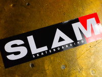 Slam Magazine Sticker - Black / Red