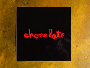 Chocolate Square Logo Large Sticker - Multi