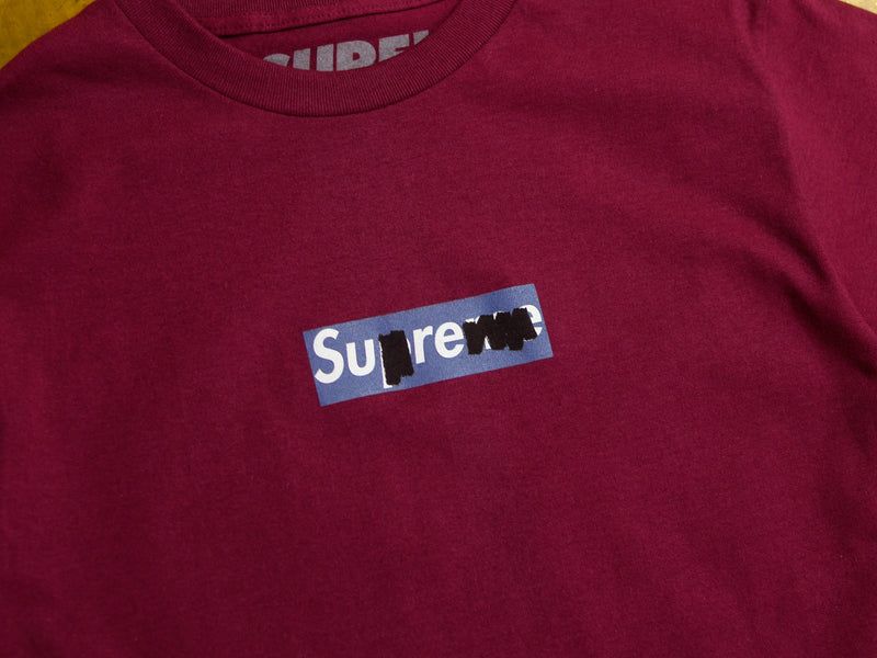 Sharpie T-Shirt - Burgundy / Navy