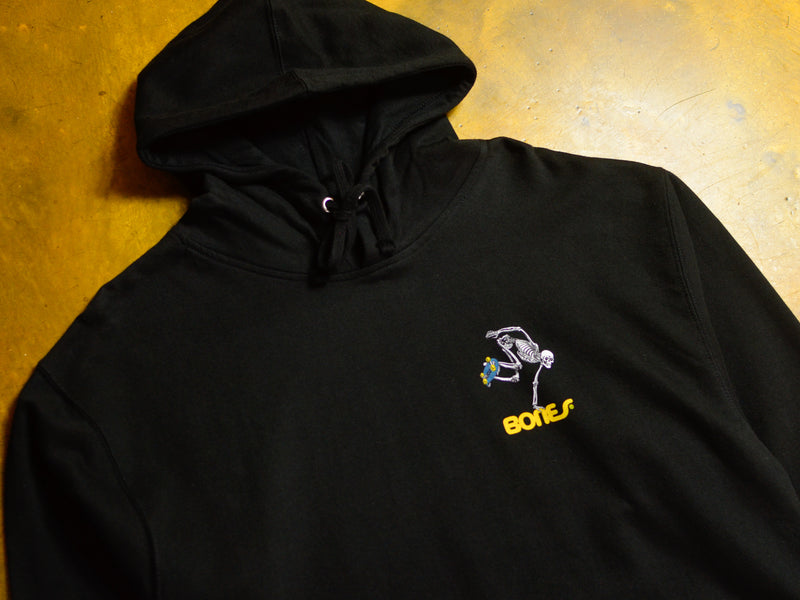 Skate Skeleton Hoody - Black