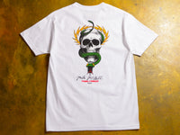 Mike McGill Skull & Snake T-Shirt - White