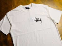 Pigment Shadow Graffiti T-Shirt - Pigment Winter White