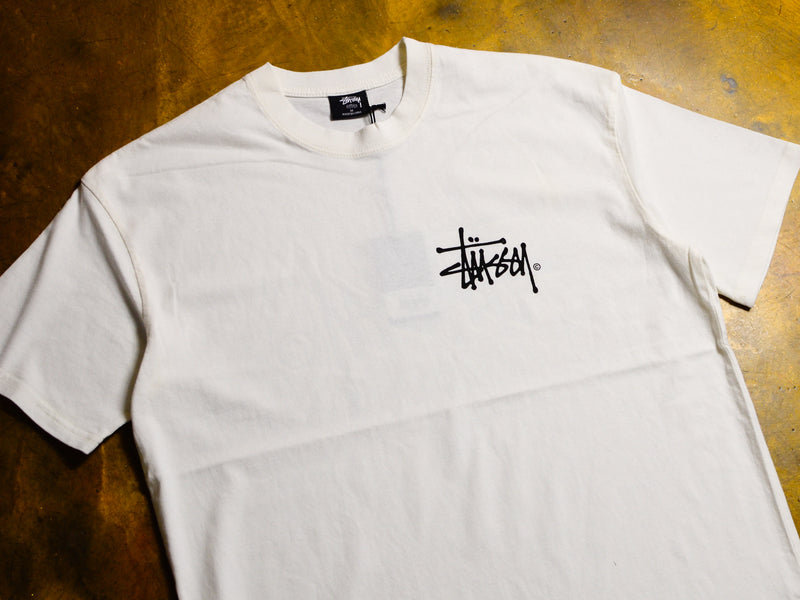 Pigment Shadow Graffiti T-Shirt - Pigment Winter White