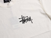 Pigment Shadow Graffiti T-Shirt - Pigment Winter White