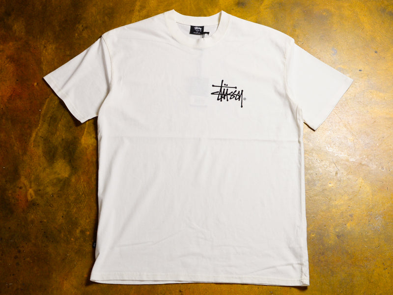 Pigment Shadow Graffiti T-Shirt - Pigment Winter White