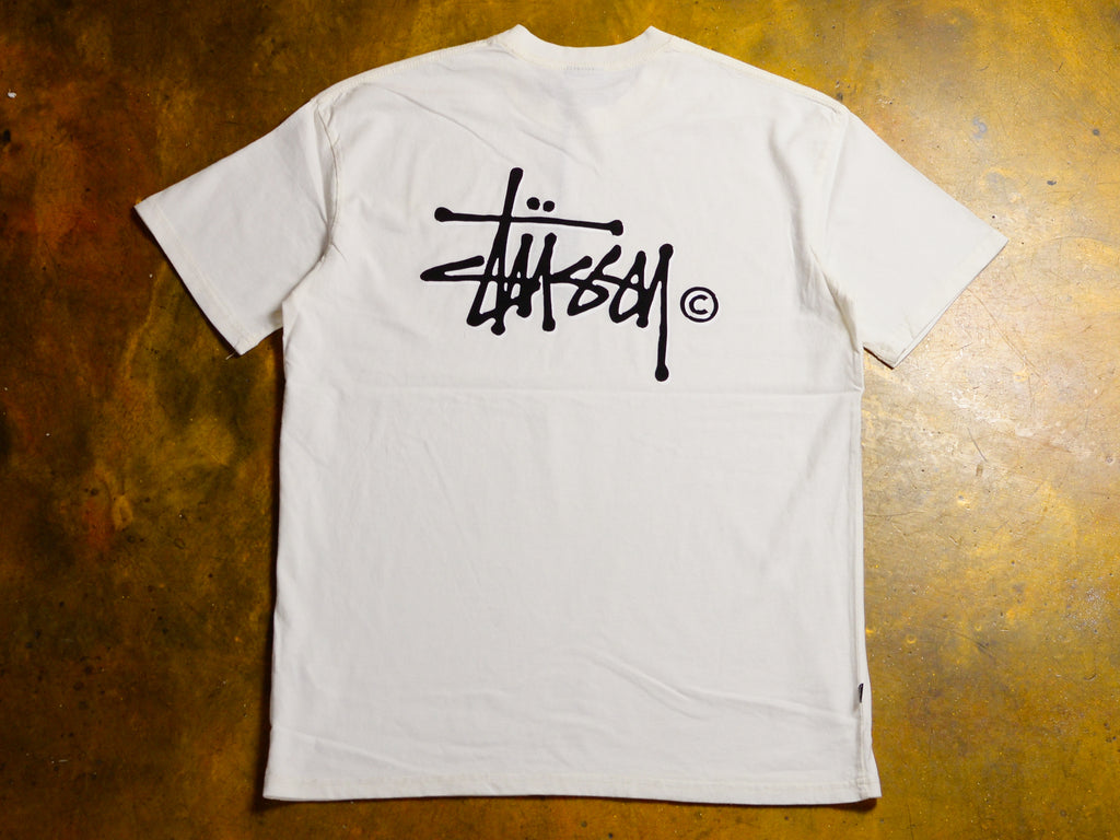 Pigment Shadow Graffiti T-Shirt - Pigment Winter White