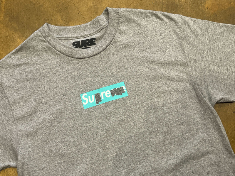 Sharpie T-Shirt - Grey / Tiffany