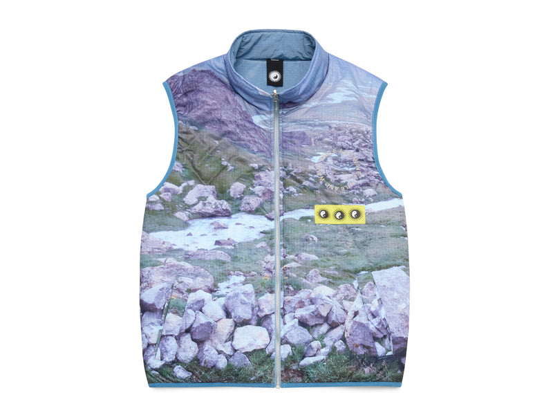 Kol-Suu Lake Reversible Vest - Blue