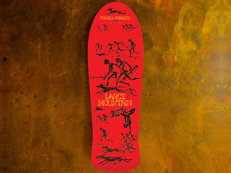 Lance Mountain Bones Brigade Deck - Red