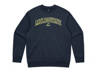Letterman Heavyweight Crew Fleece - Navy