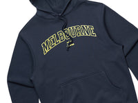 Letterman Heavyweight Hooded Fleece - Navy