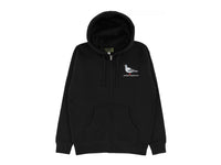 Lil Pigeon Zip Thru Hooded Fleece - Black