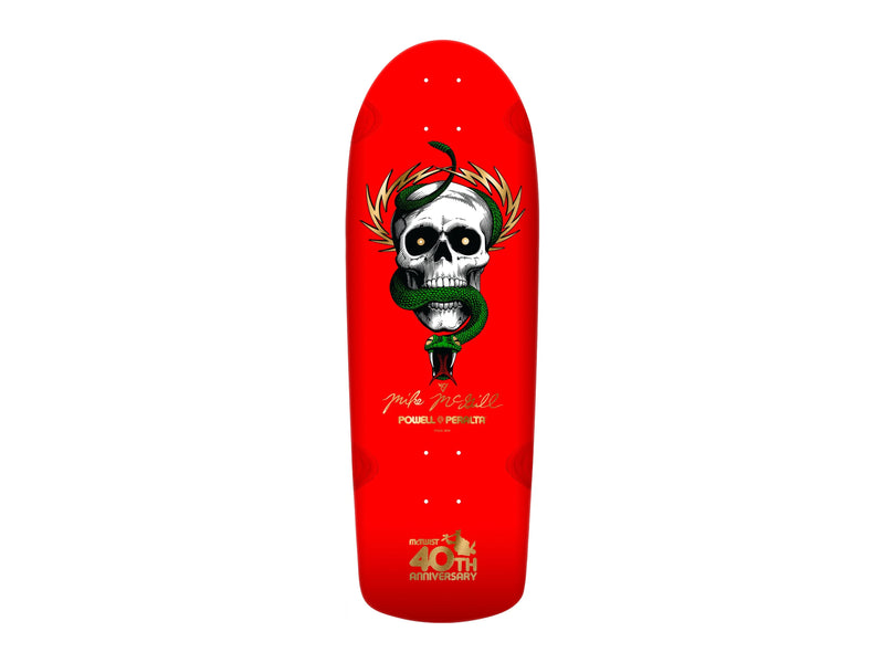 Mike McGill McTwist 40th Anniversary Deck Red / Gold Foil - 10"