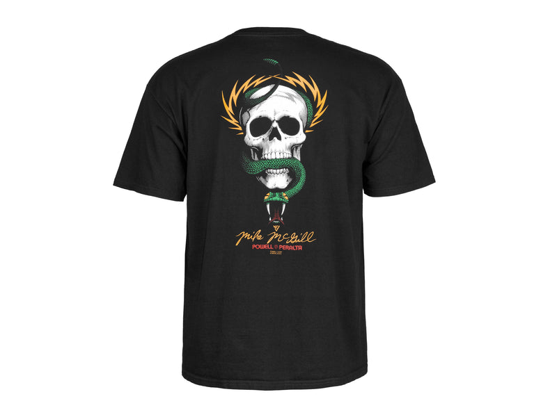 Mike McGill Skull & Snake T-Shirt - Black