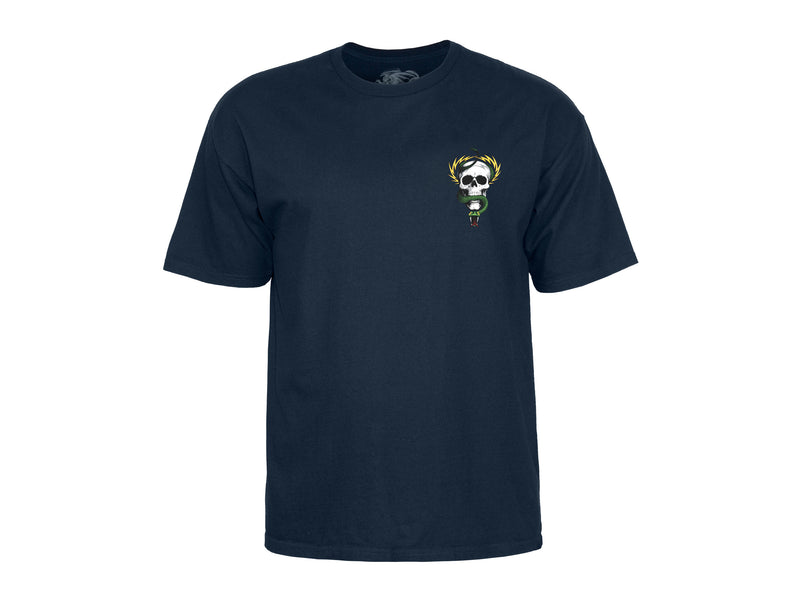 Mike McGill Skull & Snake T-Shirt - Navy