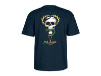 Mike McGill Skull & Snake T-Shirt - Navy