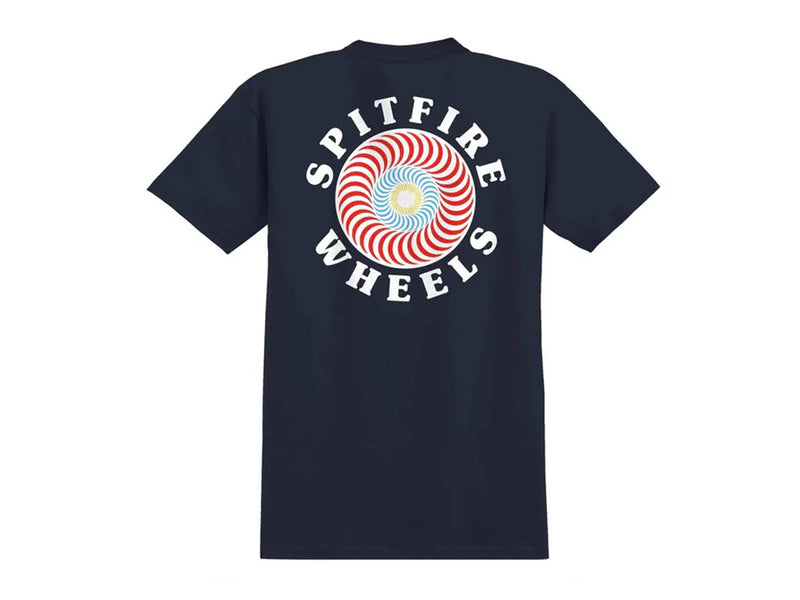 OG Classic Fill T-Shirt - Navy / White / Red