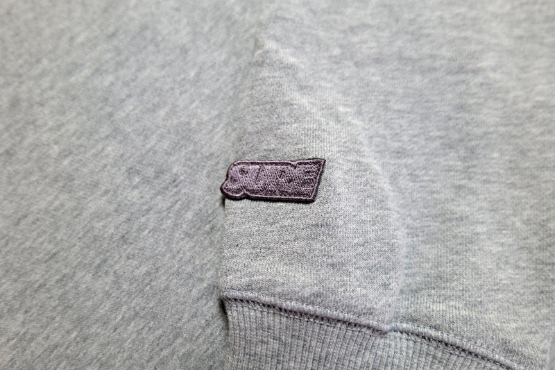 Authentics Embroidered Super Heavyweight Crew - Athletic Heather / Blue