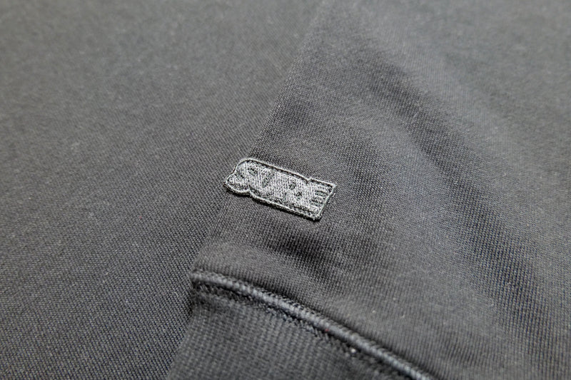 Authentics Embroidered Super Heavyweight Crew - Black / Grey