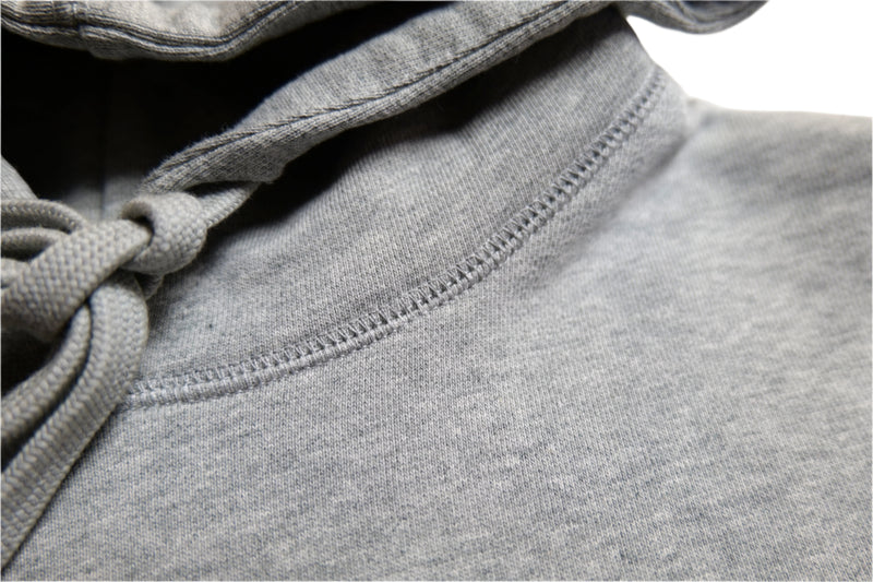 Authentics Embroidered Super Heavyweight Hood - Athletic Heather / Blue