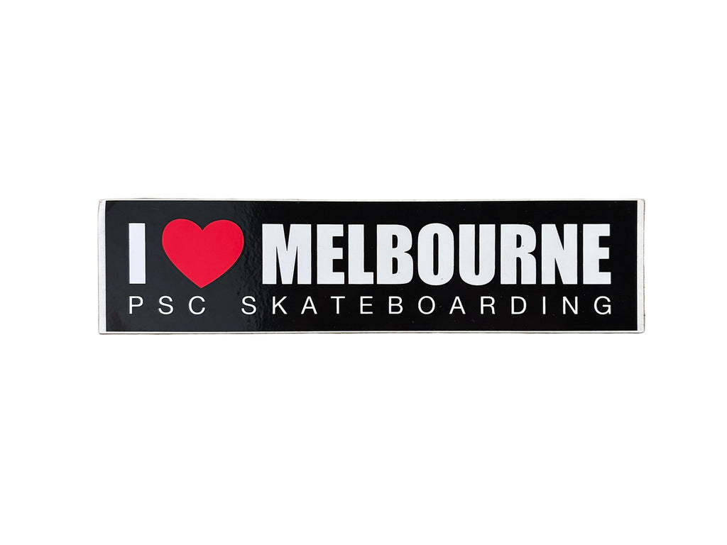 Vintage I Love Melbourne Sticker