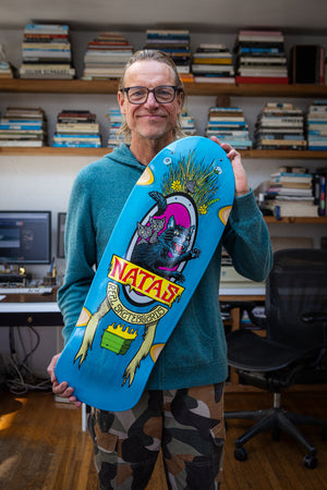 SSD25 Natas Kaupas x Todd Francis Panther Deck - 10.8"