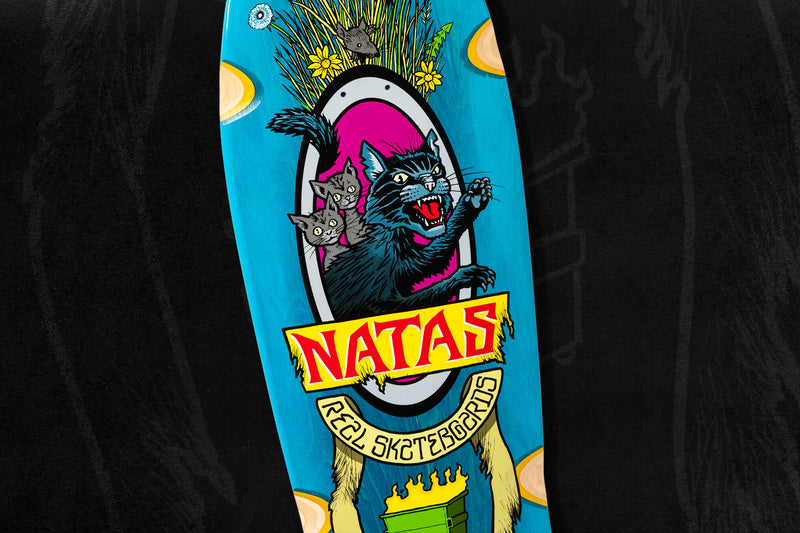 SSD25 Natas Kaupas x Todd Francis Panther Deck - 10.8"