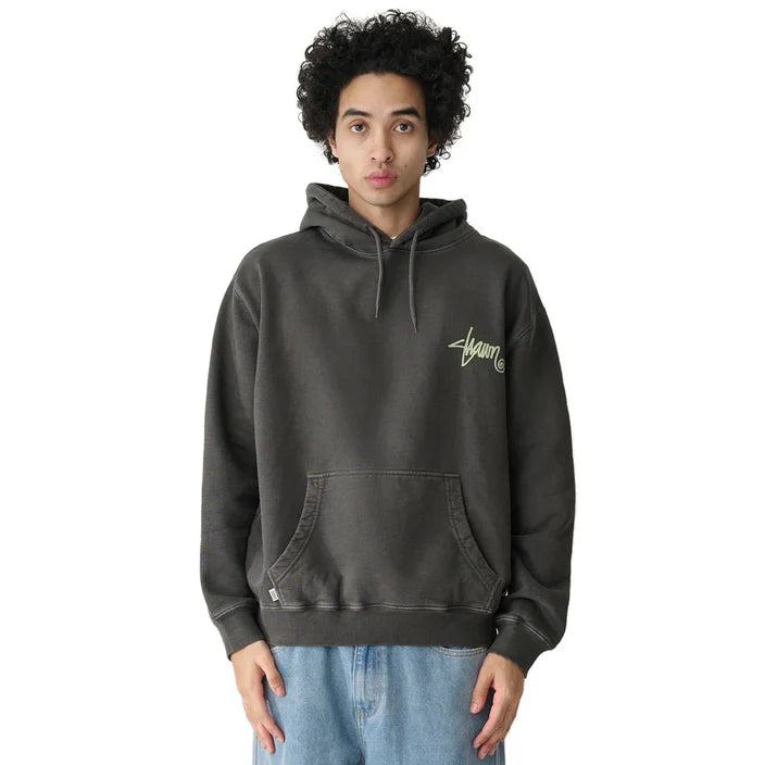 This Thing Dot Hooded Fleece - Washed Brown