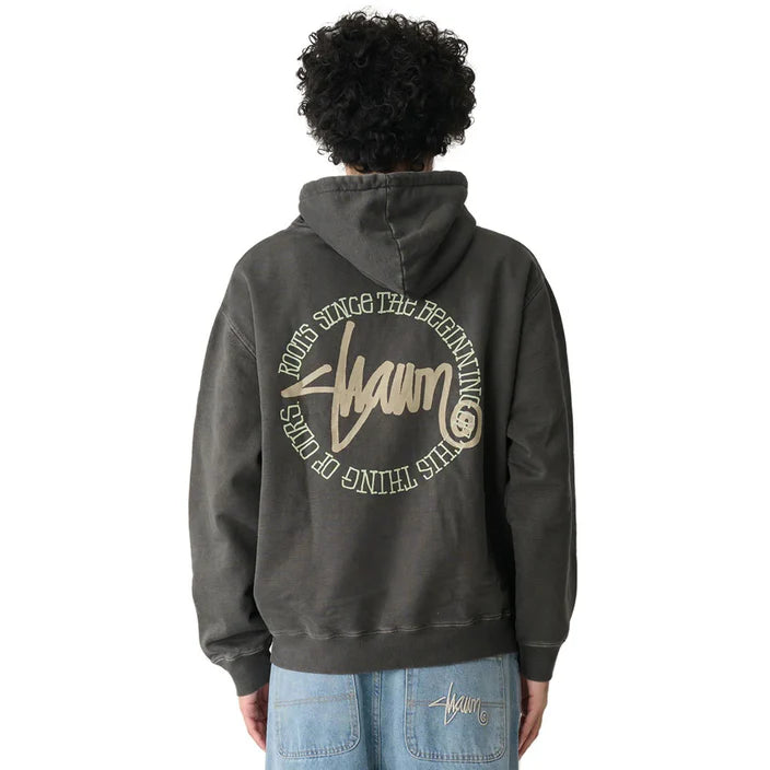 This Thing Dot Hooded Fleece - Washed Brown