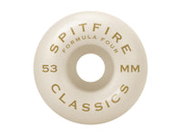 101D Formula Four Classic Swirl Wheels - White 53mm
