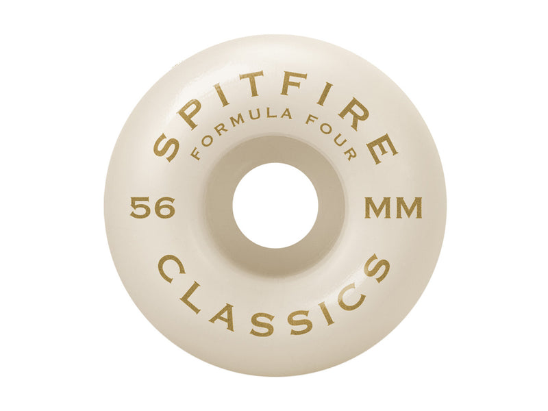 101D Formula Four Classic Swirl Wheels - White 56mm