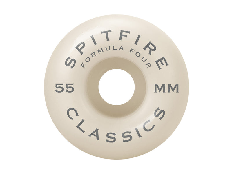 99D Formula Four Classic Swirl Wheels - White 55mm