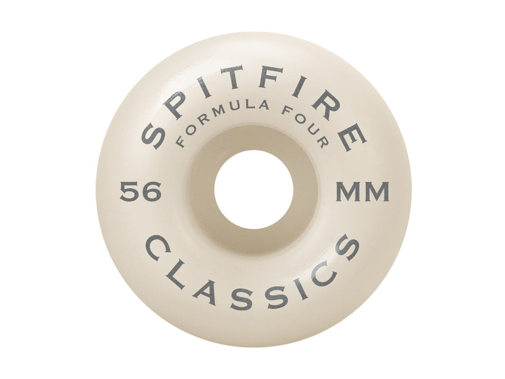99D Formula Four Classic Swirl Wheels - White 56mm
