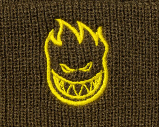 Bighead Cuff Beanie - Brown / Yellow