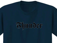 Script T-Shirt - Navy / Black