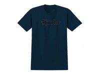 Script T-Shirt - Navy / Black
