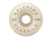 101D Formula Four Classic Swirl Wheels - White 60mm
