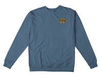 Strait Eyes Crew Fleece - Blue