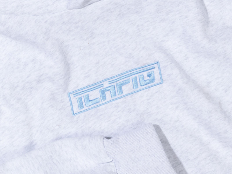 Strike Cordless Hood - White Marle / Sky