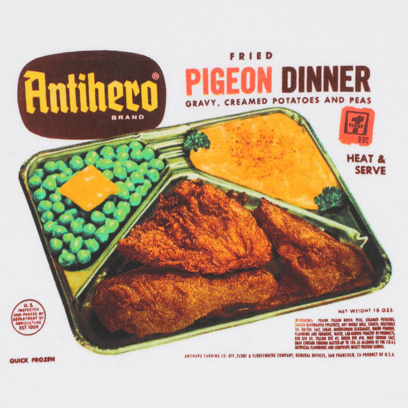 Pigeon Dinner T-Shirt - White