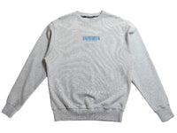 Authentics Embroidered Super Heavyweight Crew - Athletic Heather / Blue
