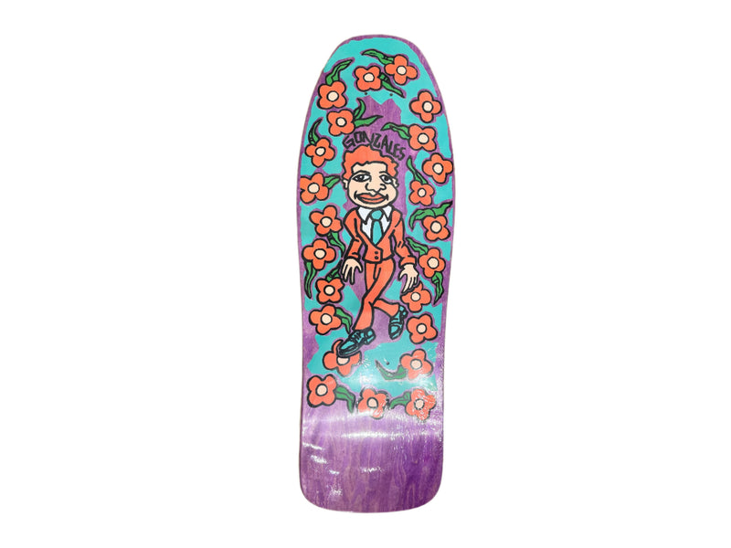 Mark Gonzales Gonz & Roses Purple Stain Deck - 10