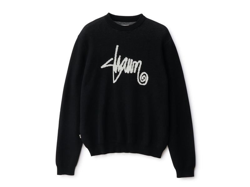 Shawn Script Knit - Black