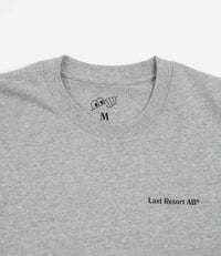 AB Atlas Monogram T-Shirt - Grey Melange / Black
