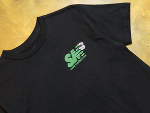 Clippy T - Black / Dark Green