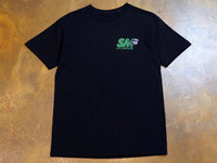 Clippy T - Black / Dark Green